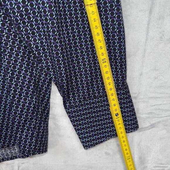 Roper Western Shirt Men’s L Snap Button geometric Patterned Long Sleeve Cowboy - Picture 8 of 12